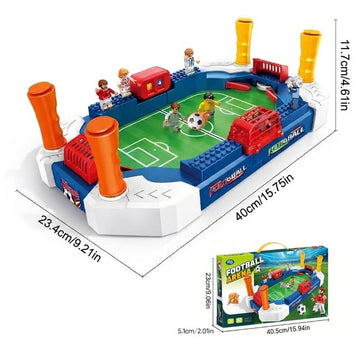 Interactive Tabletop Soccer Match - Dual Player Competition & Educational Board Game